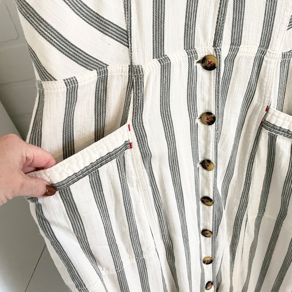 Anthropologie x Maeve Taylor Swift Engagement dress inspired Cotton Stripes 12 - Picture 8 of 16